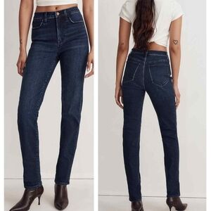 Madewell High Rise Dark Indigo Jeans